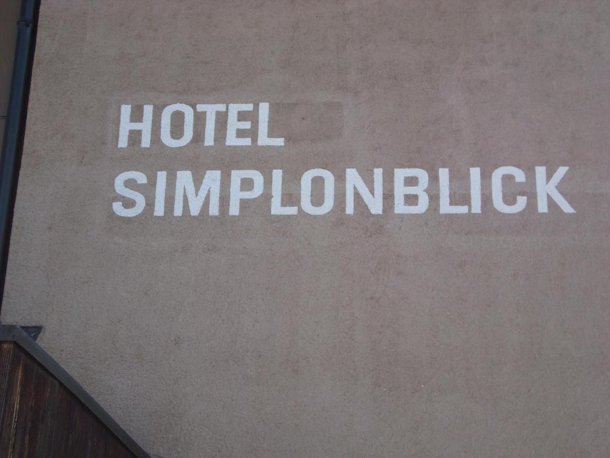 Hotel Simplon-Blick 外观 照片